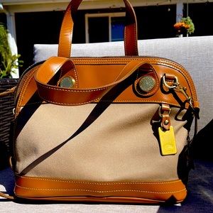Dooney Burke small zip-zip satchel